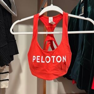 Peloton x 🍋 Lululemon Strong Identity Red Sports Bra Size 6